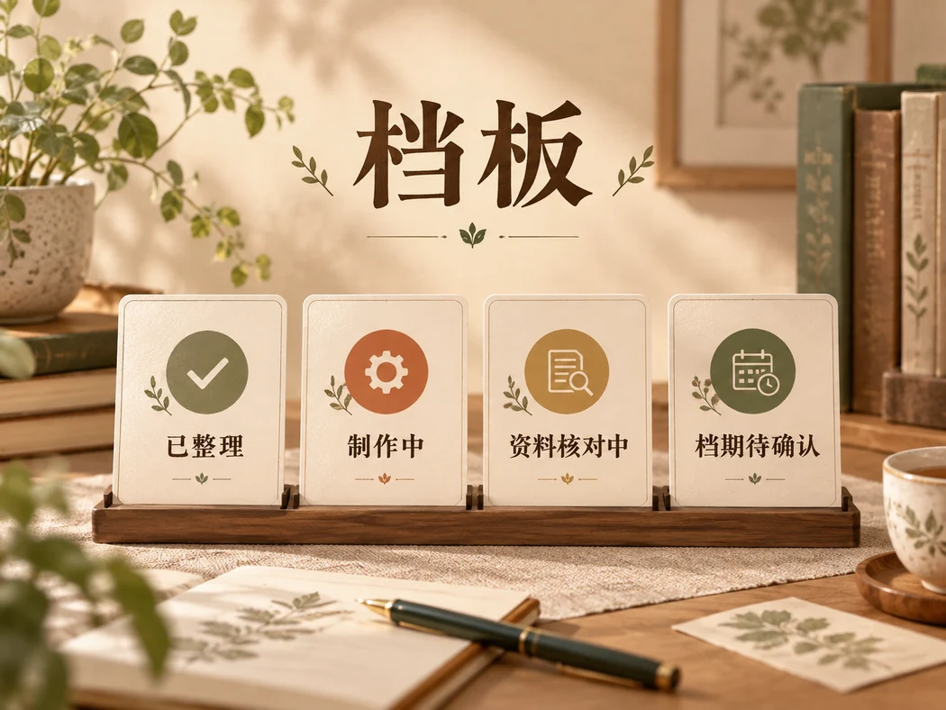 档板整理插图